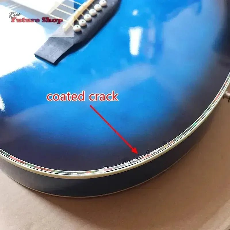 Thin Body Acoustic Electric Guitar - Rios Future Shop