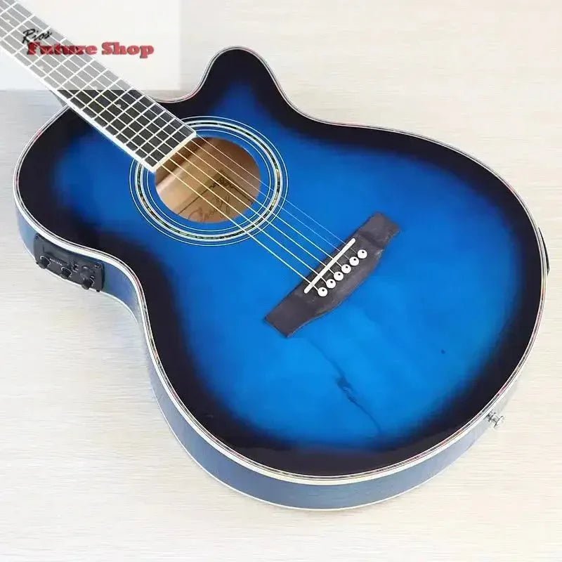 Thin Body Acoustic Electric Guitar - Rios Future Shop