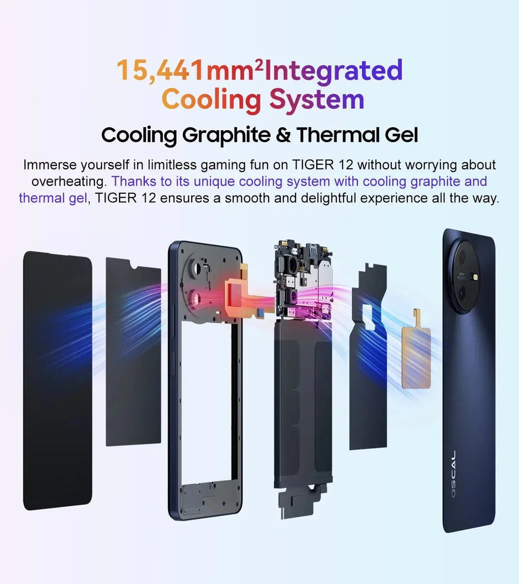 TIGER 12 Smartphone 5000mAh Battery 8GB/12GB,128GB/256GB 6.78'' DSersUSA