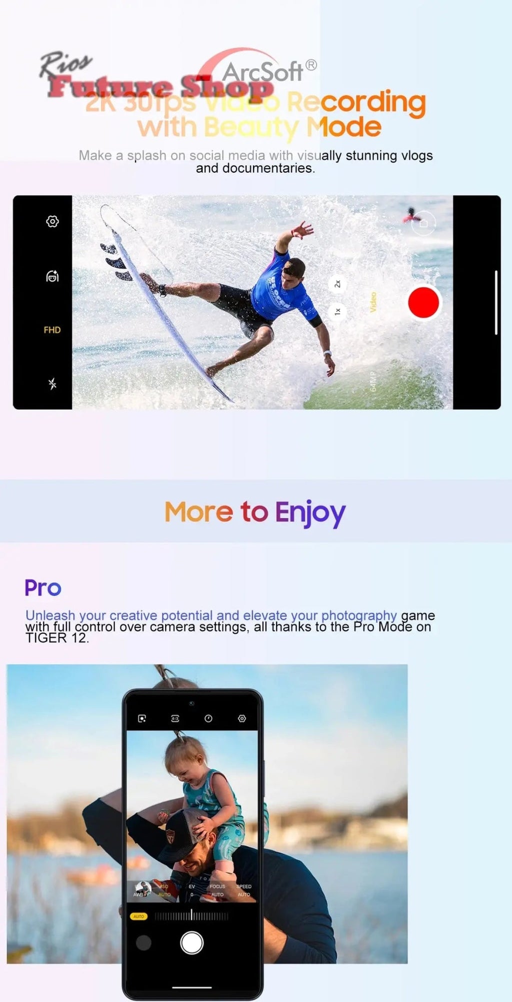 TIGER 12 Smartphone 5000mAh Battery 8GB/12GB,128GB/256GB 6.78'' DSersUSA