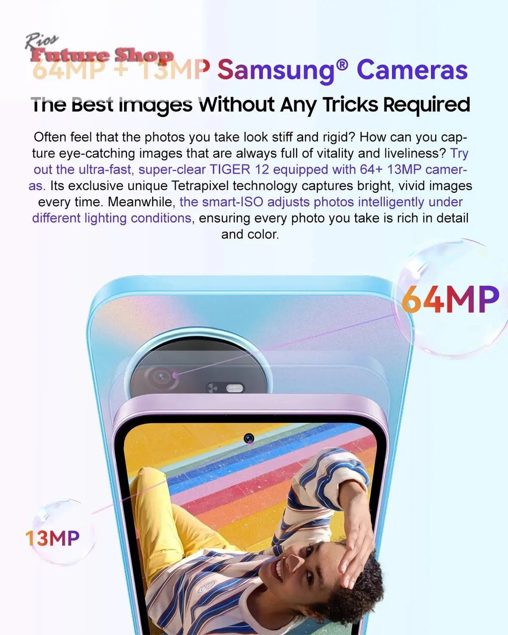 TIGER 12 Smartphone 5000mAh Battery 8GB/12GB,128GB/256GB 6.78'' DSersUSA