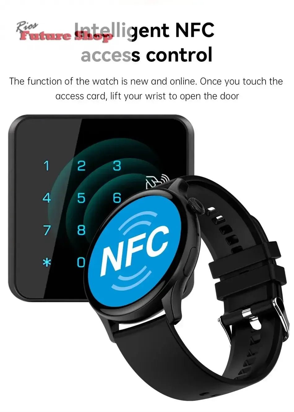 True AMOLED Sports Smart Watch - Rios Future Shop
