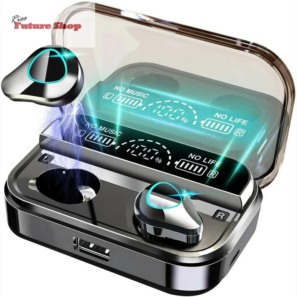 TWS Wireless 5.1 Waterproof Bluetooth Sports Earphones - Rios Future Shop