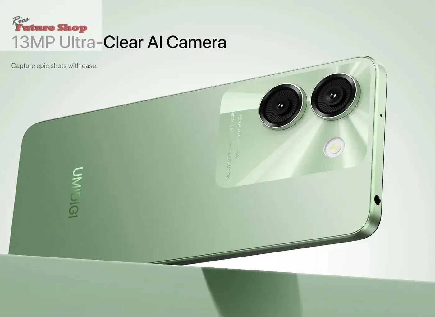 UMIDIGI G9A Android 14 Smartphone Octa-core 13MP Camera 64GB 6.75” Water Drop HD+ 5000mAh Battery Dual SIM Card Cellphone - Rios Future Shop