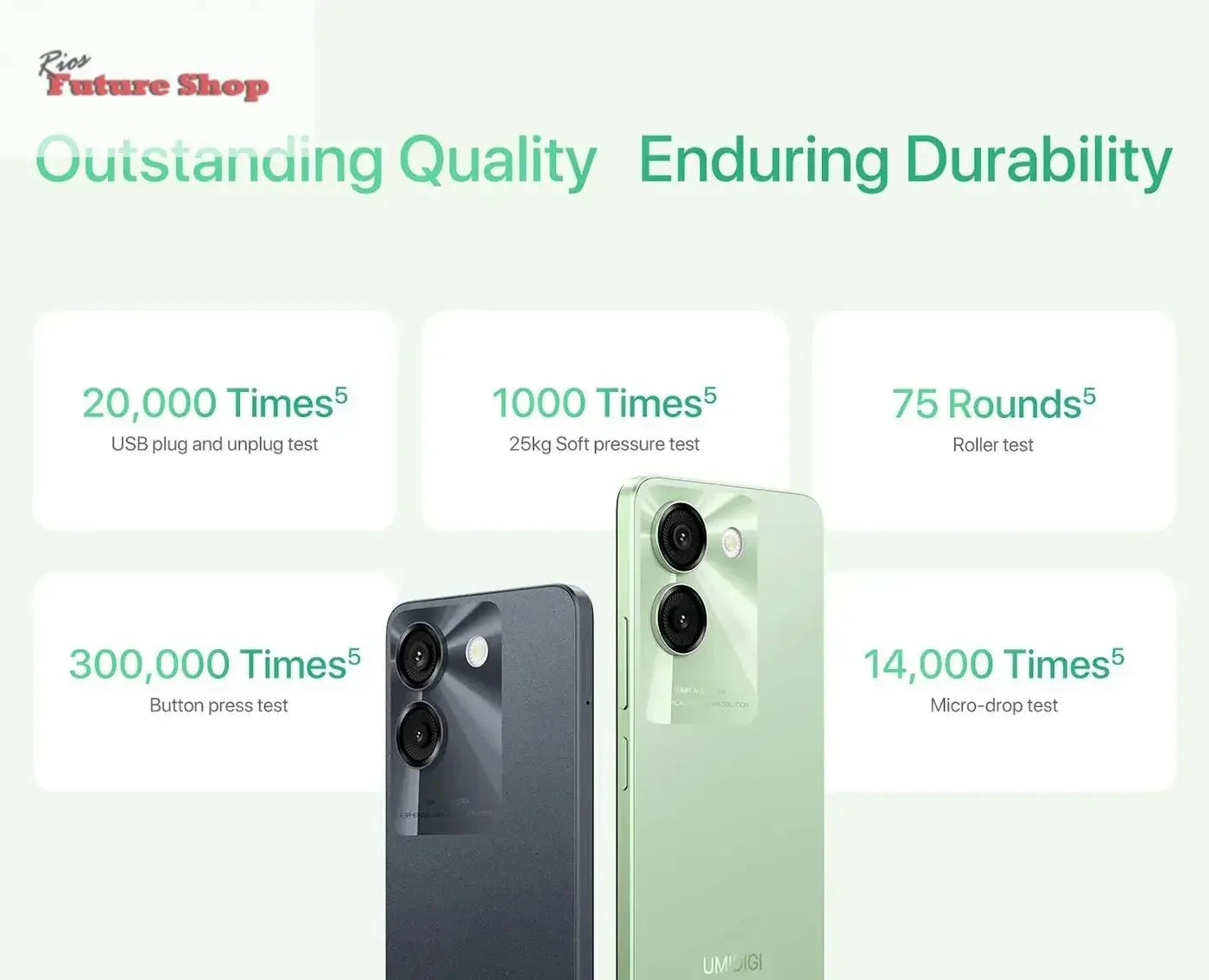 UMIDIGI G9A Android 14 Smartphone Octa-core 13MP Camera 64GB 6.75” Water Drop HD+ 5000mAh Battery Dual SIM Card Cellphone - Rios Future Shop