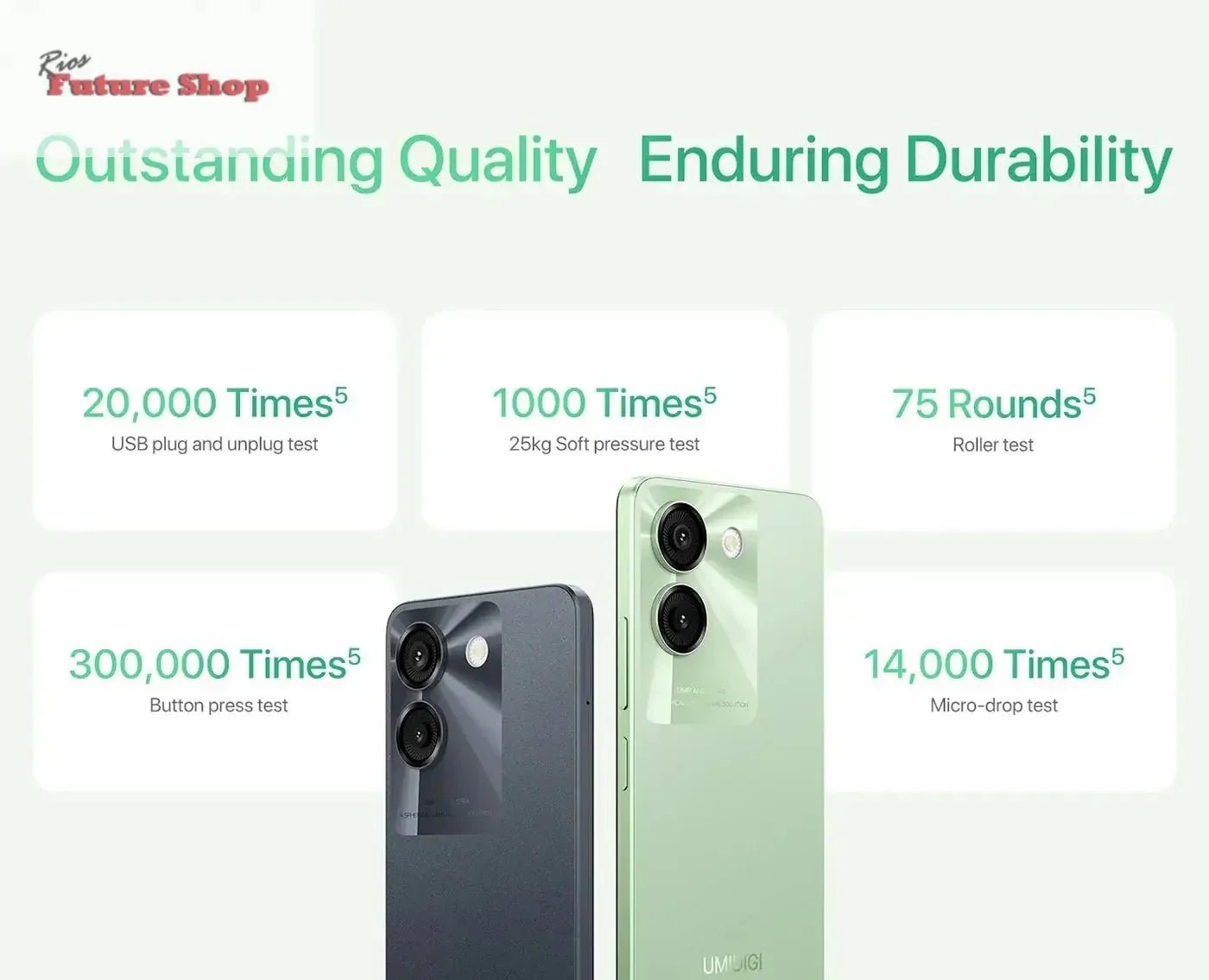 UMIDIGI G9A Android 14 Smartphone Octa-core 13MP Camera 64GB 6.75” Water Drop HD+ 5000mAh Battery Dual SIM Card Cellphone - Rios Future Shop