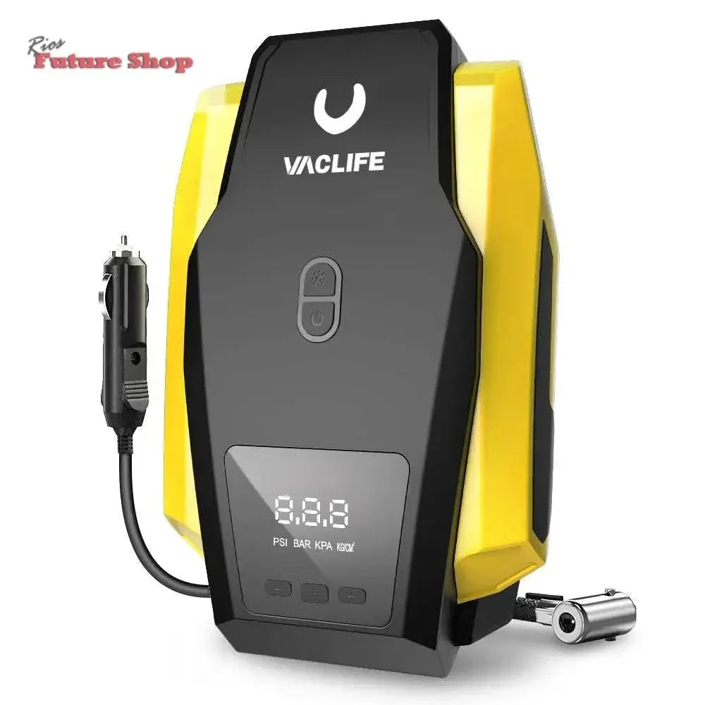 VacLife Air Compressor Tire Inflator, DC 12V Portable Air Compressor - Rios Future Shop