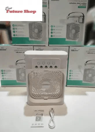 Ventilador humidificador de nebulización blanco - Rios Future Shop