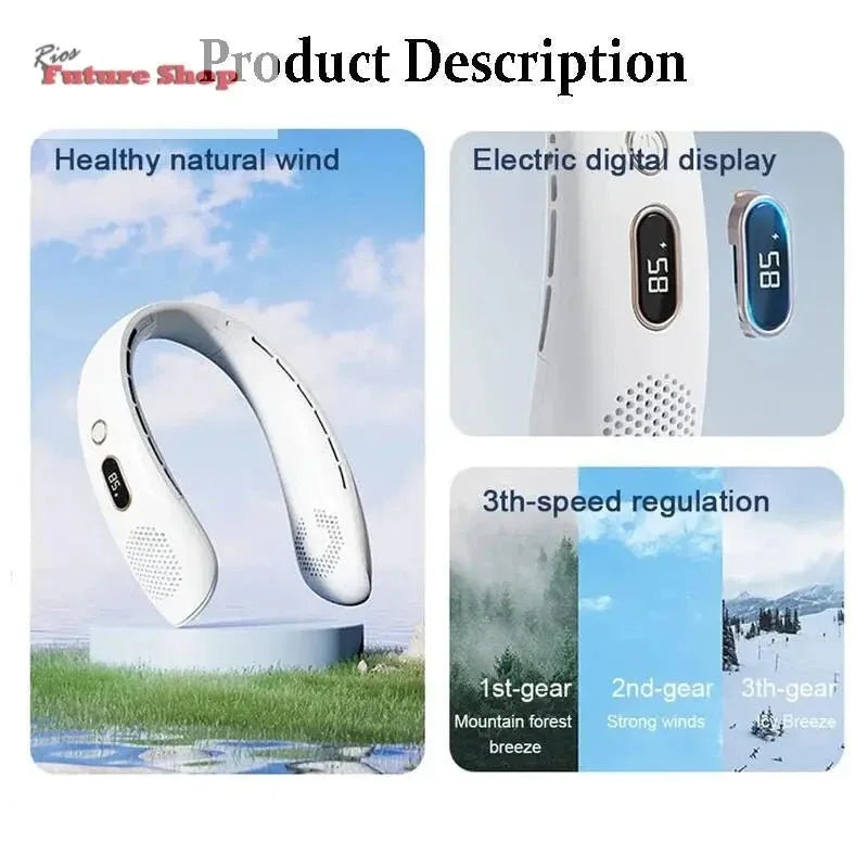Ventilador Portátil para pescoço - Rios Future Shop