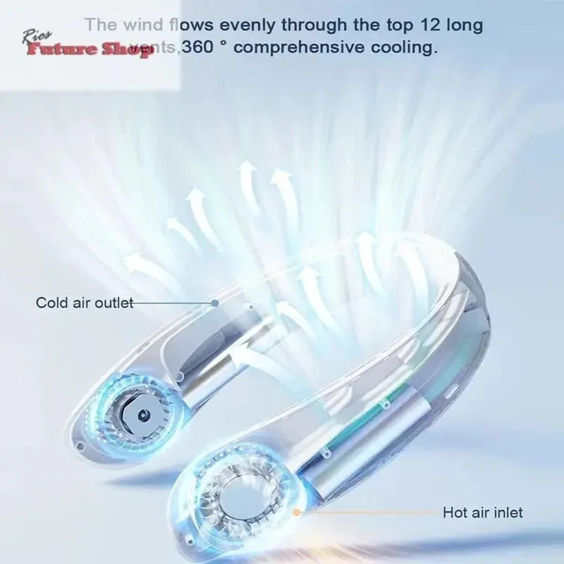 Ventilador Portátil para pescoço - Rios Future Shop