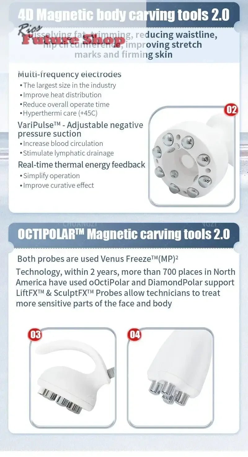 Venus Legacy Pro Skin Tightening & Vacuum Machine - Rios Future Shop