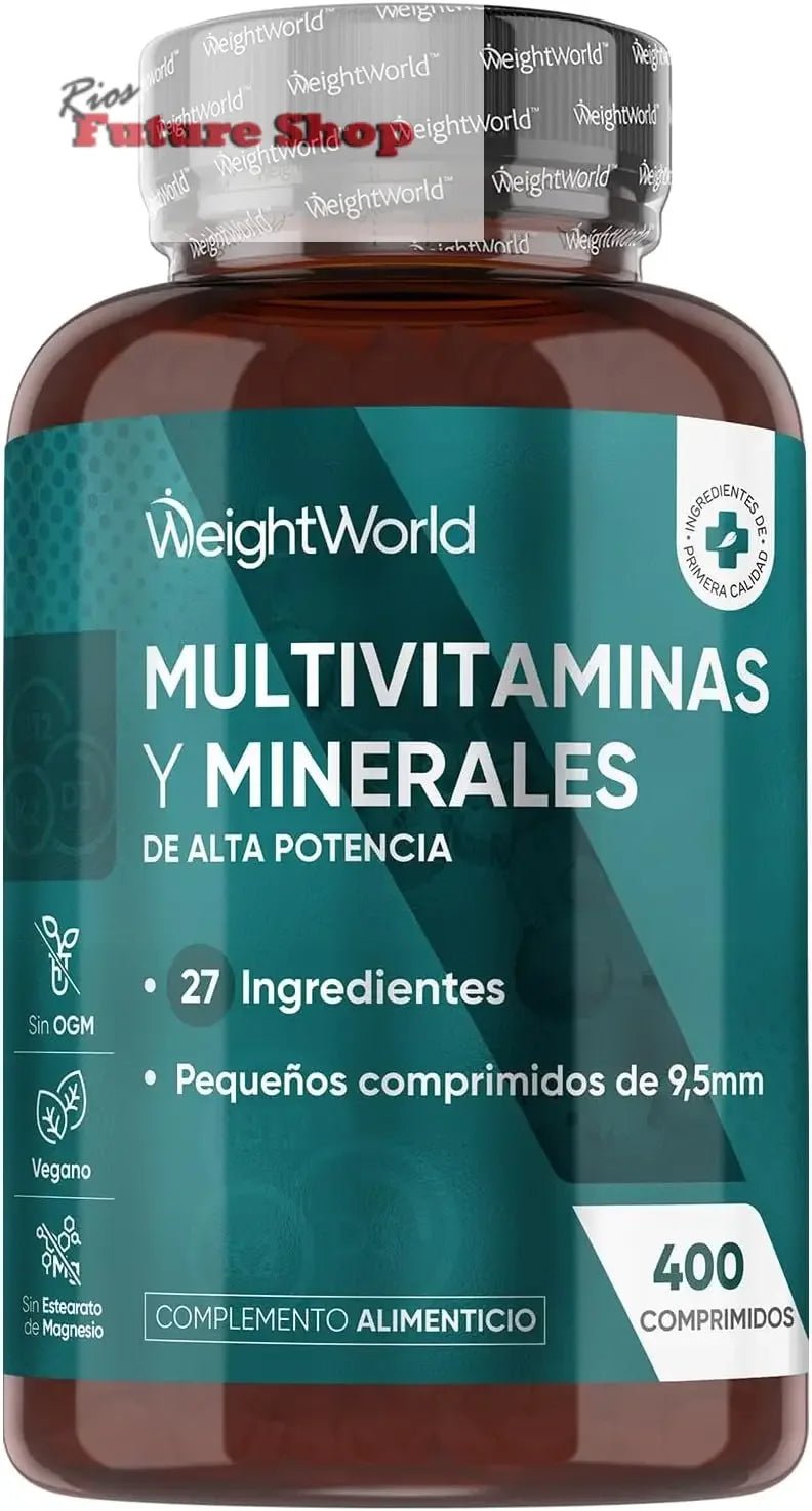 Vibrant Life Multivitamins & Minerals - 400 Vegan Tablets Packed with 27 Essential Nutrients for Optimal Health - Rios Future Shop