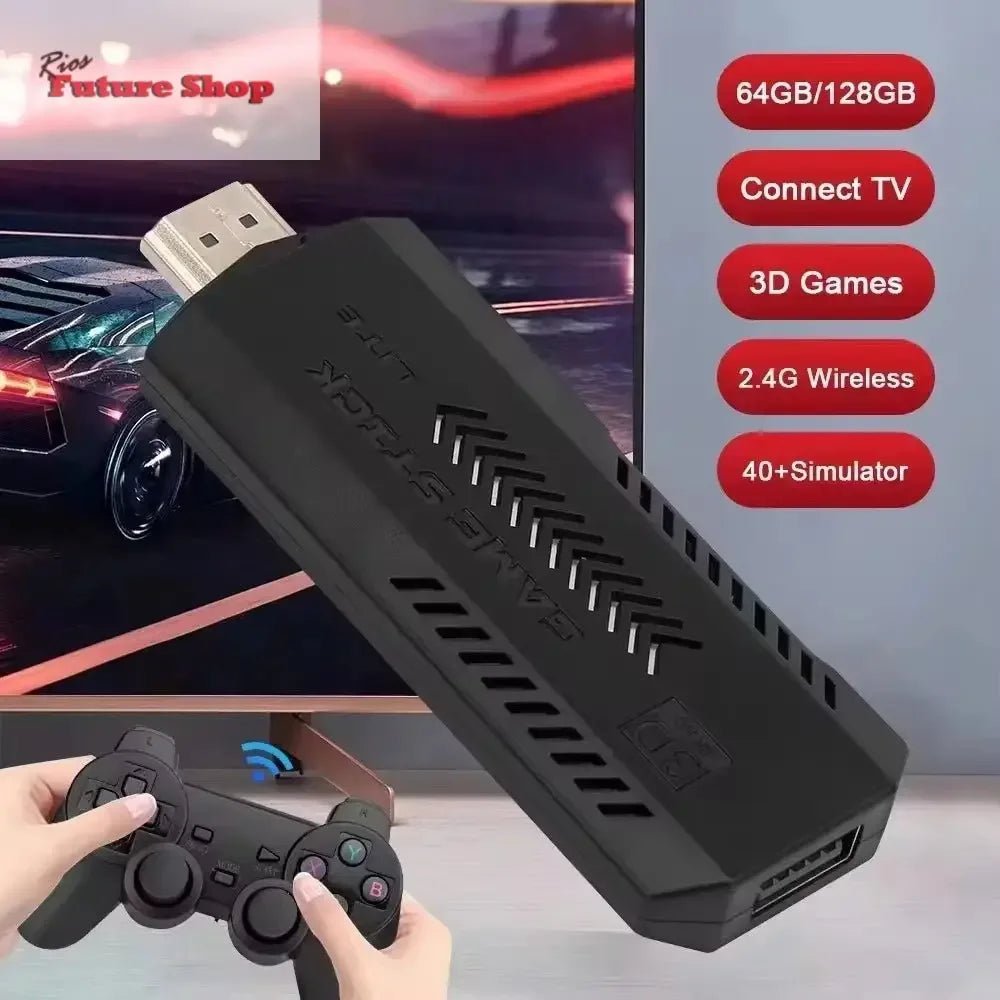 Video Game Console X2 Plus 4K HD Retro 40000 Games - Rios Future Shop