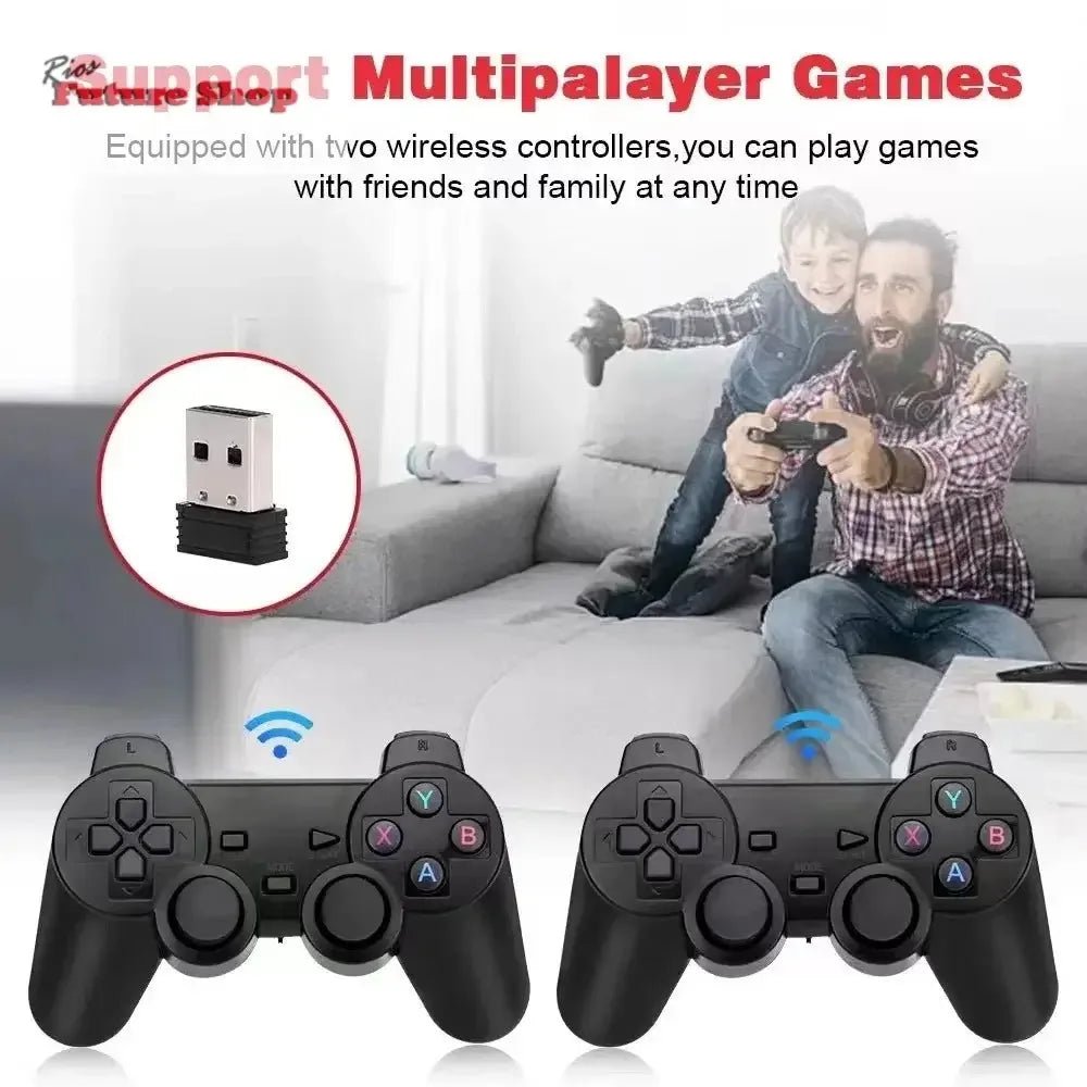 Video Game Console X2 Plus 4K HD Retro 40000 Games - Rios Future Shop