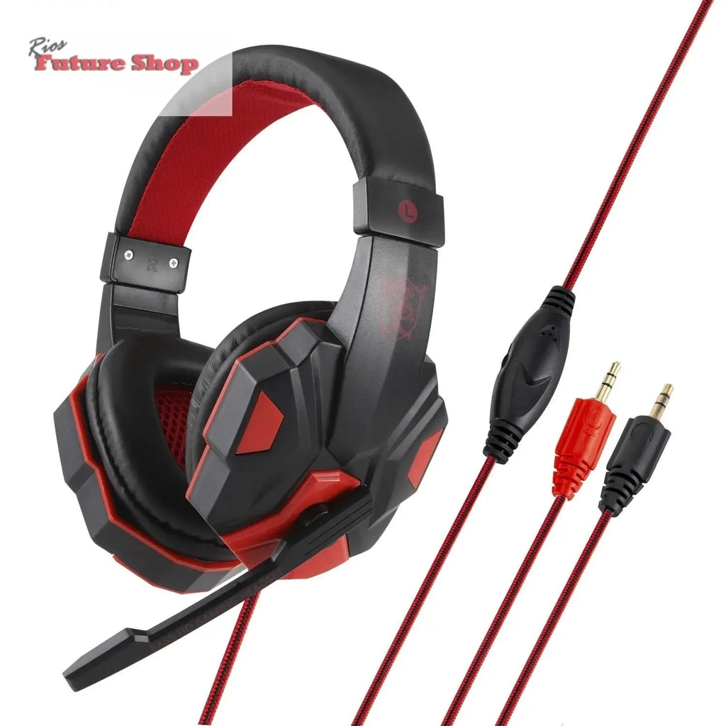 Wired Headphones with Microphone and Volume Control - Rios Future Shop