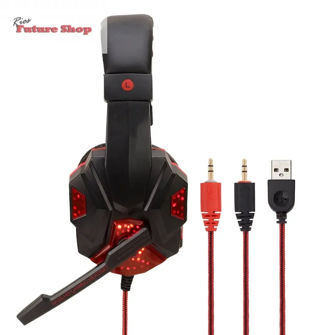 Wired Headphones with Microphone and Volume Control - Rios Future Shop
