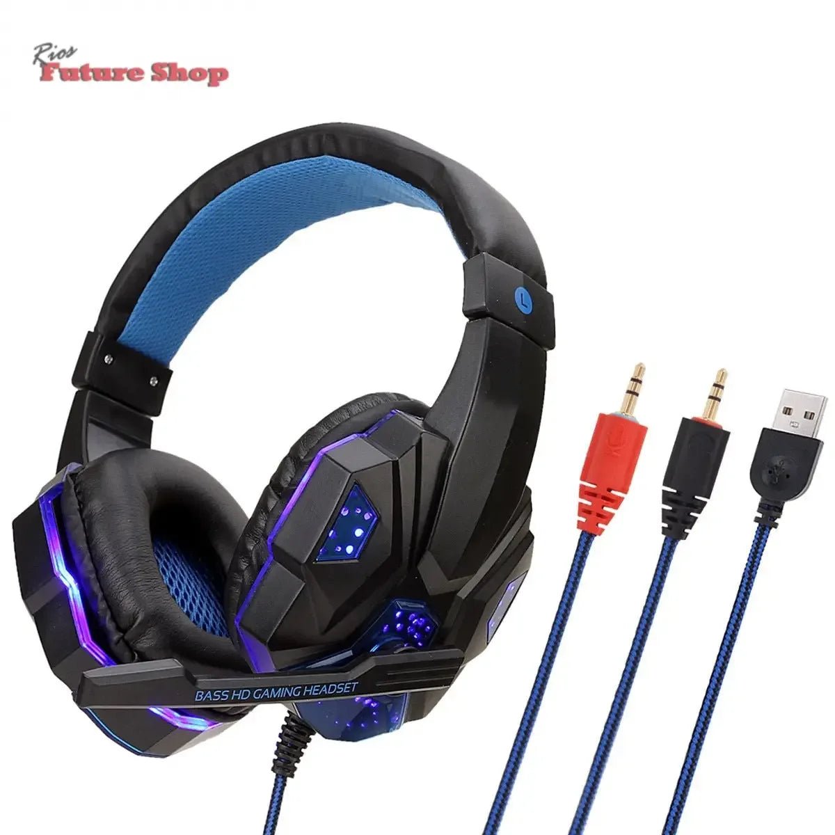 Wired Headphones with Microphone and Volume Control - Rios Future Shop