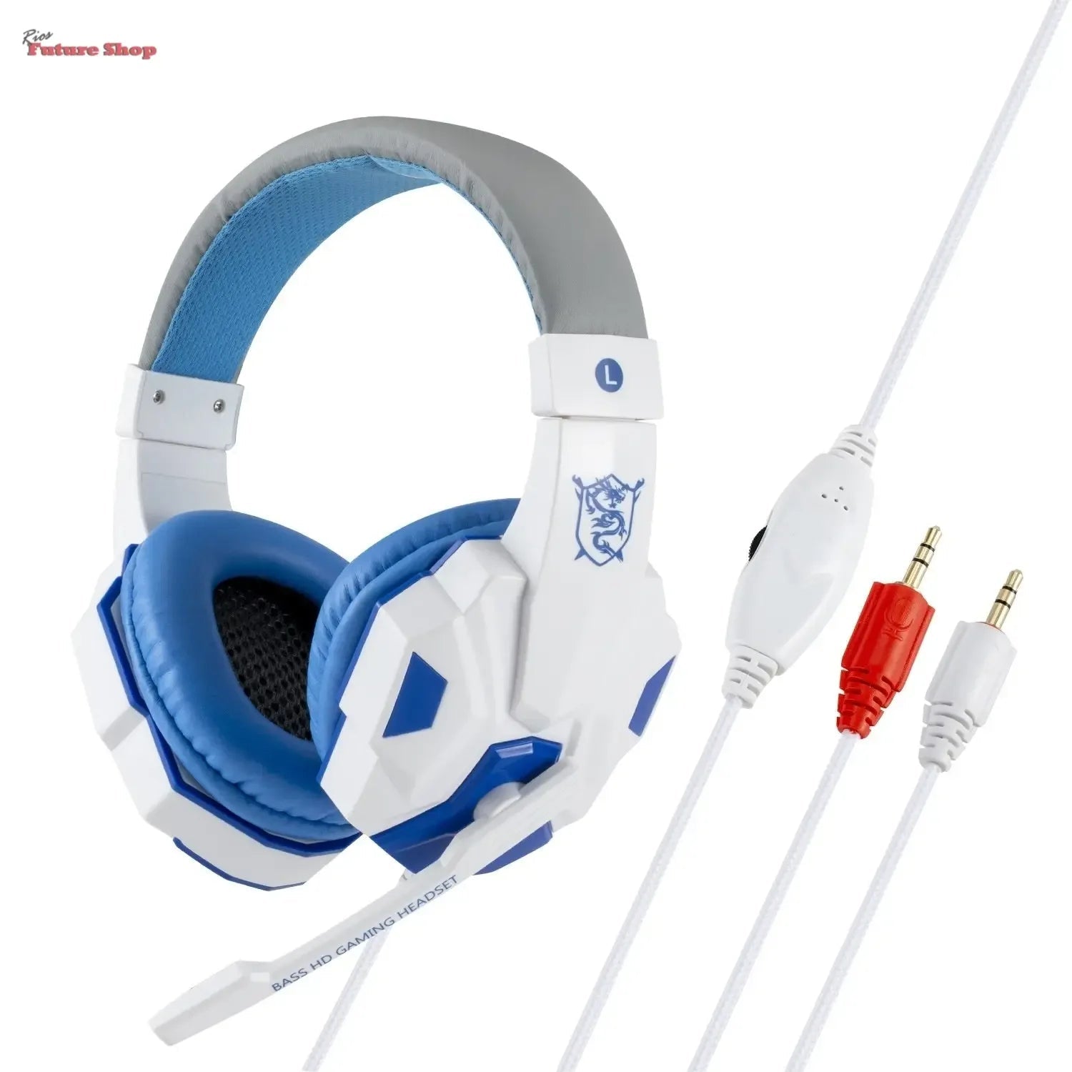 Wired Headphones with Microphone and Volume Control - Rios Future Shop