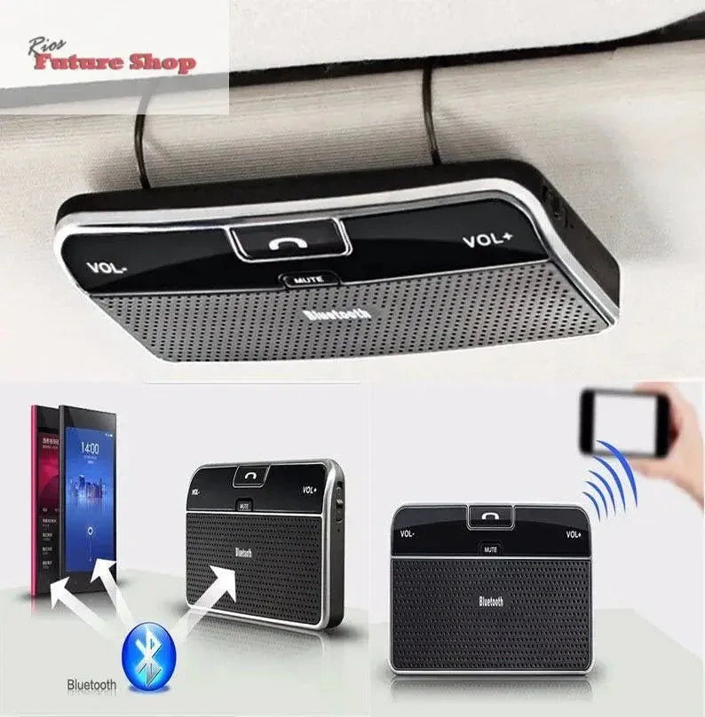 Wireless Bluetooth Car Kit Set Handsfree - Rios Future Shop