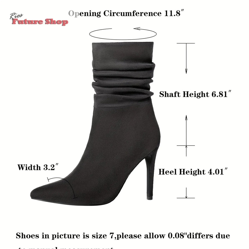 Women's long leg knee high boots - Rios Future Shop