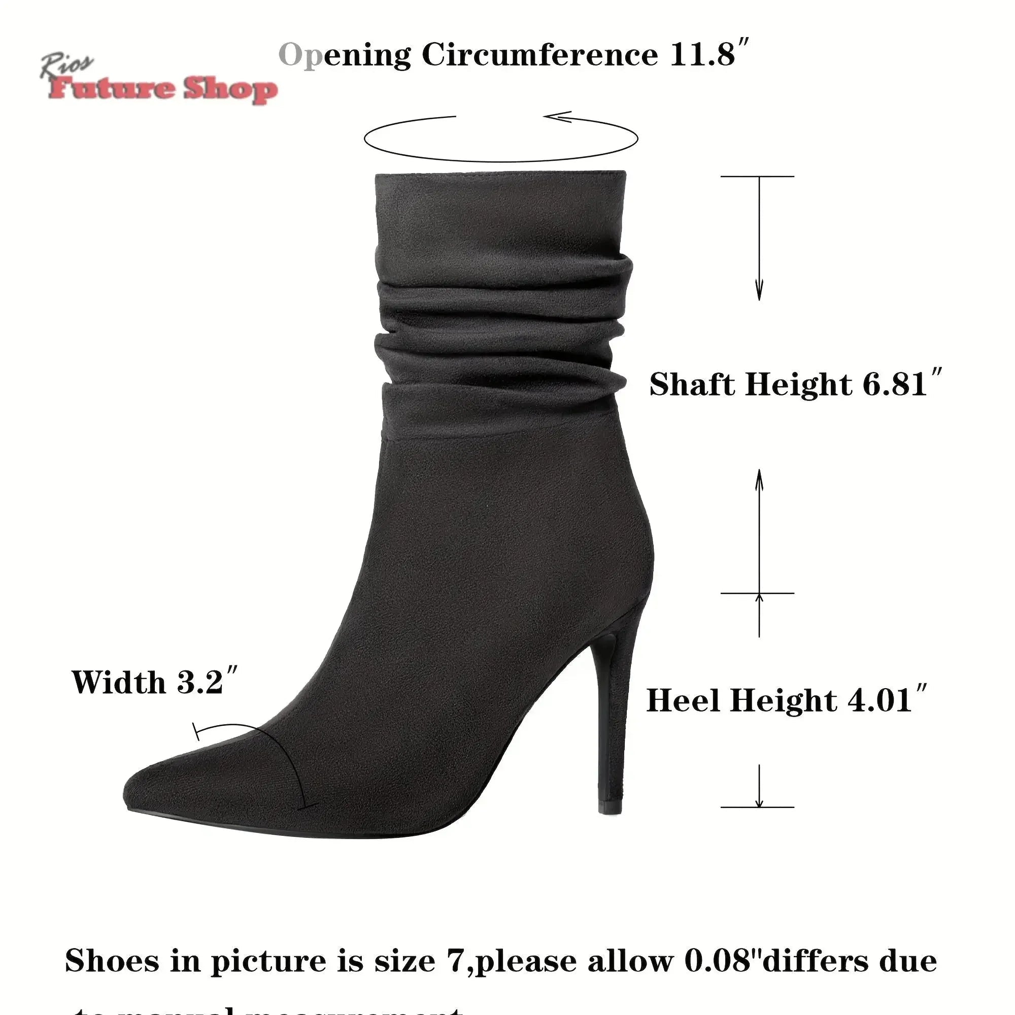 Women's long leg knee high boots - Rios Future Shop