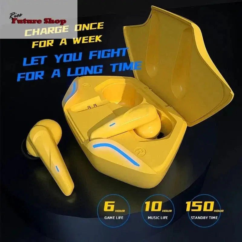 X15 Wireless Gaming bluetooth Headset TWS 5.0 Stereo Earbuds Low Latency Earphone Bluetooth Headphone With Mic for iPhone Xiaomi - Rios Future Shop