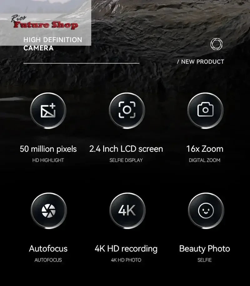 Xiaomi 4K Digital Camera 50MP 16X - Rios Future Shop