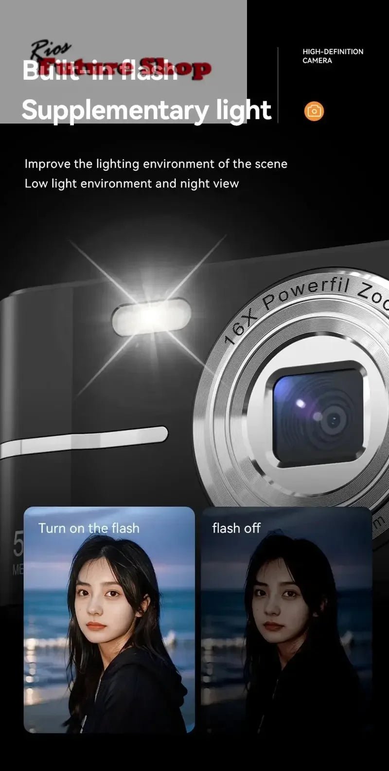 Xiaomi 4K Digital Camera 50MP 16X - Rios Future Shop