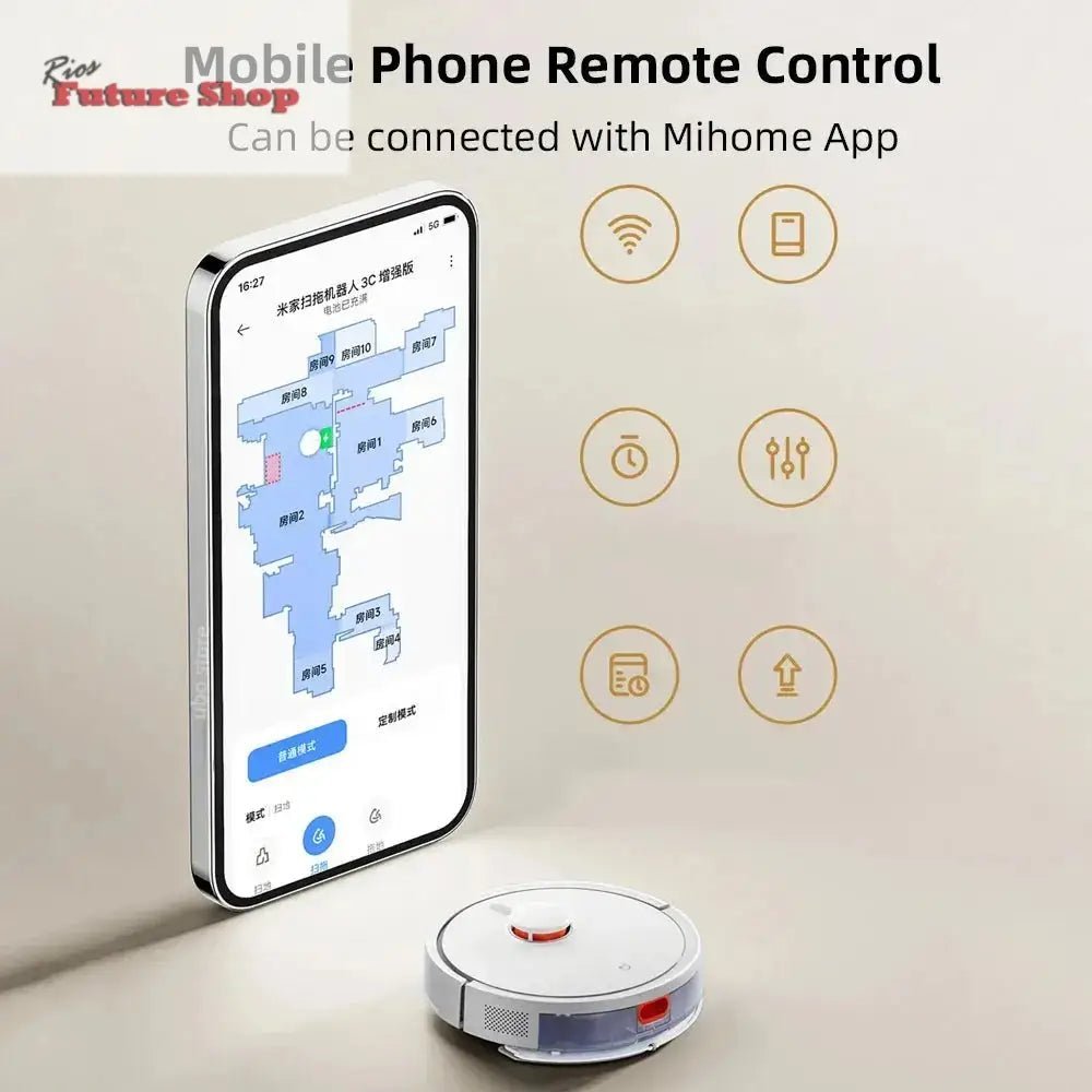 XIAOMI MIJIA 3C Smart Robot Vacuum Mop DSersUSA