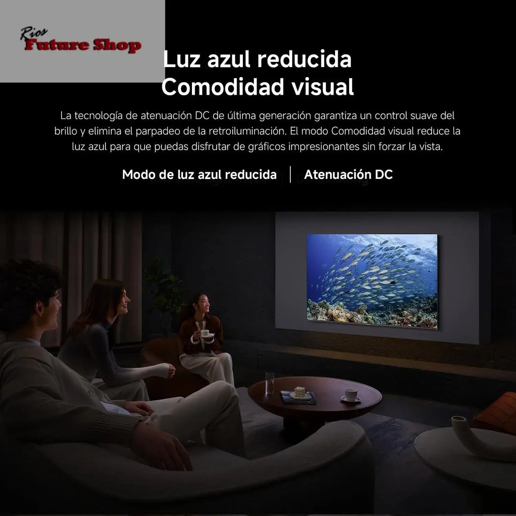 XIAOMI TV F Pro 75, 75 Pulgadas (190 cm), 4K UHD QLED, Smart TV, Fire TV, Control por Voz Alexa, HDR10+, Modo Game Boost 120Hz, MEMC, 2GB+32GB, Compatible con Apple AirPlay, 2025 - Rios Future Shop
