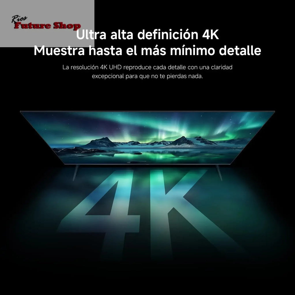XIAOMI TV F Pro 75, 75 Pulgadas (190 cm), 4K UHD QLED, Smart TV, Fire TV, Control por Voz Alexa, HDR10+, Modo Game Boost 120Hz, MEMC, 2GB+32GB, Compatible con Apple AirPlay, 2025 - Rios Future Shop