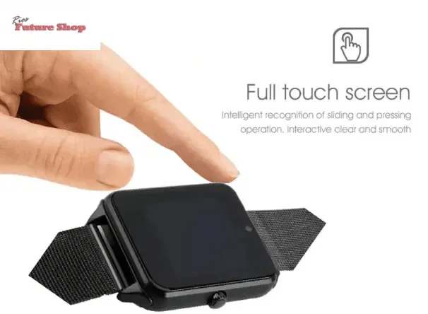 Z60 com pulseira de metal relógio inteligente e com câmera android - Rios Future Shop